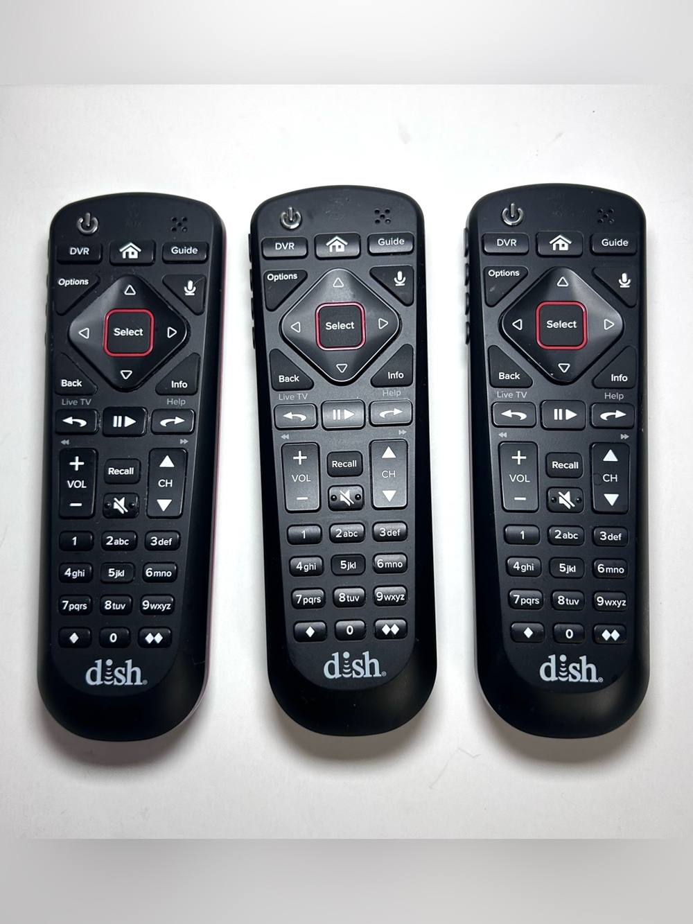 3 Dish Network 54-Series Voice Remote Control Hopper Joey